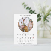 Save the Date Postkarte (Stehend Vorderseite)