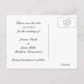 Save the Date Postkarte (Rückseite)