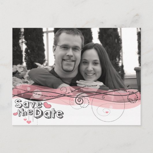 Save the Date Postkarte (Vorderseite)