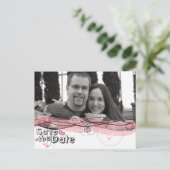 Save the Date Postkarte (Stehend Vorderseite)