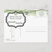 Save the Date Postkarte (Rückseite)