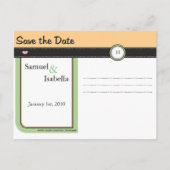 Save the Date Postkarte (Rückseite)