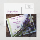 Save the Date Postkarte (Vorne/Hinten)