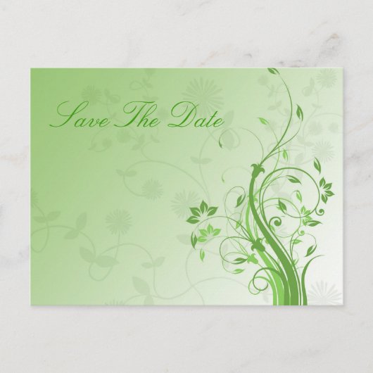Save-the-Date-Postkarte Ankündigungspostkarte (Vorderseite)