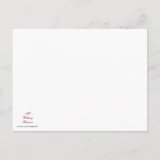 Save the Date Postkarte (blau) (Rückseite)