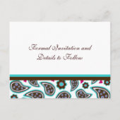 Save the Date Postkarte | C1 (Rückseite)