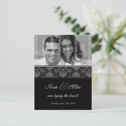 Save the Date Postkarte | E1 (Stehend Vorderseite)