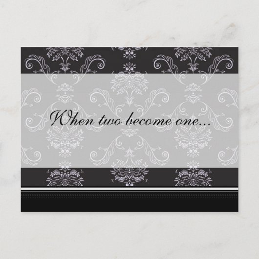 Save the Date Postkarte | E1 (Rückseite)