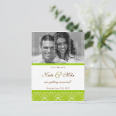 Save the Date Postkarte | F1 (Stehend Vorderseite)