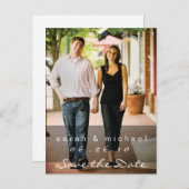 Save the Date Postkarte Foto 02 (Vorne/Hinten)