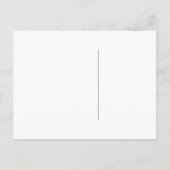 Save the Date Postkarte, großes Datum Ankündigungspostkarte (Rückseite)