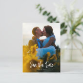 Save the Date Postkarte - Handschriftlich (Stehend Vorderseite)