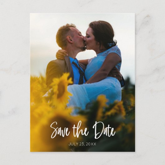 Save the Date Postkarte - Handschriftlich (Vorderseite)