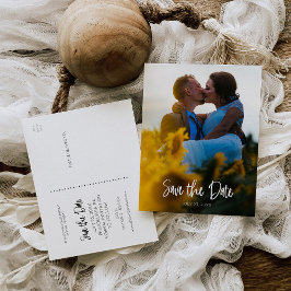 Save the Date Postkarte - Handschriftlich