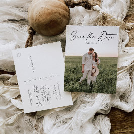 Save the Date Postkarte - Minimales Skript