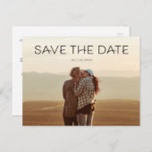 Save the Date Postkarte - Minimalistisch (Vorne/Hinten)