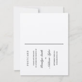Save the Date Postkarte - Quill (Rückseite)