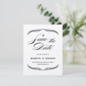 Save the Date Postkarte - Quill (Stehend Vorderseite)