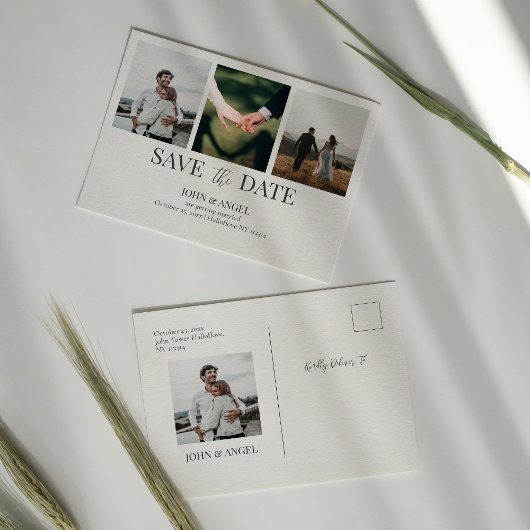 Save the Date Postkarte, Save the Date Minimalisti Postkarte