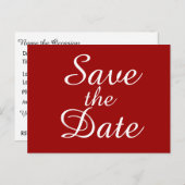 Save the Date - Postkarte - Sharon Rhea (Vorne/Hinten)