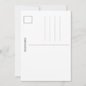 Save the Date Postkarte - Wandtafel für Stringleuc (Rückseite)