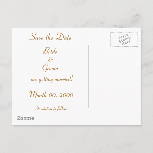 Save the Date Postkarten (Rückseite)