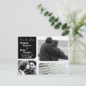 Save the Date Postkarten (Stehend Vorderseite)