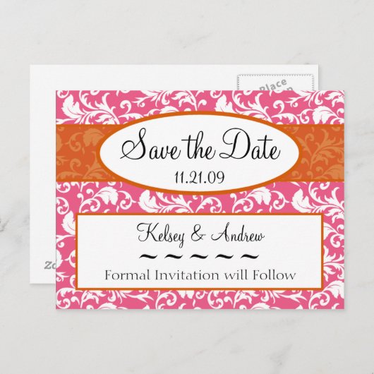 Save the Date Postkarten (Vorne/Hinten)