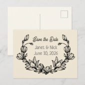 Save the Date Postkarten (Vorne/Hinten)