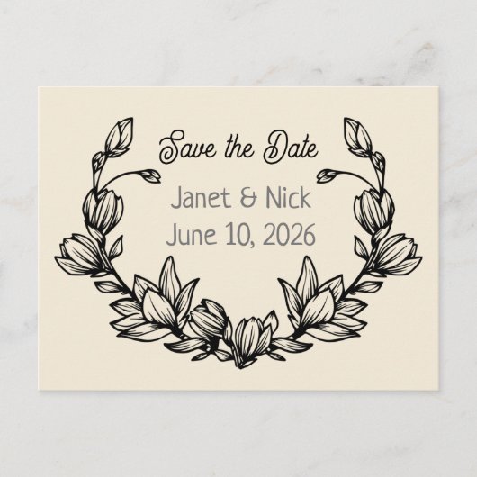 Save the Date Postkarten (Vorderseite)