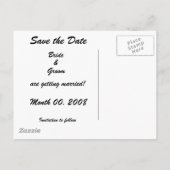 Save the Date Postkarten (Rückseite)