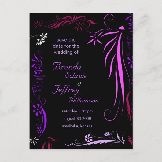 Save the Date Postkarten (Vorderseite)