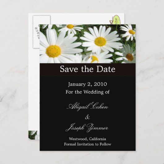 Save the Date Postkarten (Vorne/Hinten)