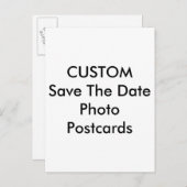 Save the Date Postkarten für benutzerdefinierte Fo (Vorne/Hinten)