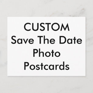 Save the Date Postkarten für benutzerdefinierte Fo