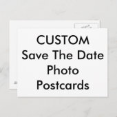 Save the Date Postkarten für benutzerdefinierte Fo (Vorne/Hinten)