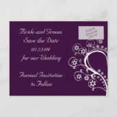 Save the Date Postkarten für mein Herz hören (Rückseite)