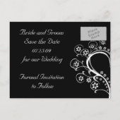 Save the Date Postkarten für mein Herz hören (Rückseite)