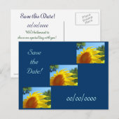 Save the Date Postkarten Hochzeiten Verlobung Blum (Vorne/Hinten)