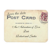 Save the Date Postkartenmagnet Magnet (Horizontal)