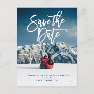 Save the Date Postkartenskript-Hochzeitssammlung Ankündigungspostkarte