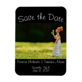 Save the Date Princess Frog Magnet (Vertikal)