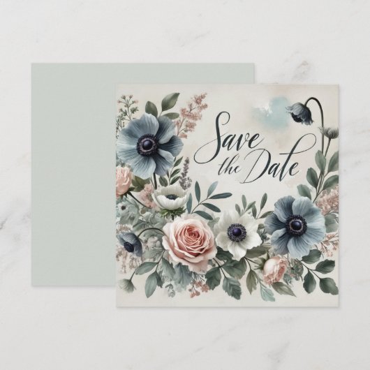 Save the Date Print Design Einladung (Vorne/Hinten)