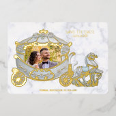 Save the Date - Prinzessin in der Beförderung - Fo Folieneinladung (Vorderseite)