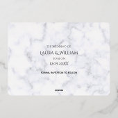 Save the Date - Prinzessin in der Beförderung - Fo Folieneinladung (Rückseite)