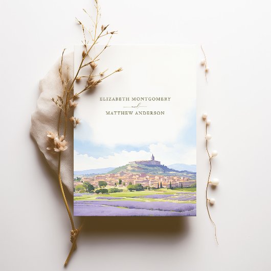 Save the Date Provence Frankreich Zielort Einladung