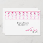 Save the Date - Punkte (Vorne/Hinten)