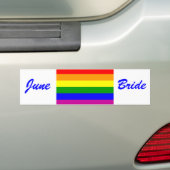 Save the Date/Rainbow-Hochzeit/Gay Pride Autoaufkleber (Auf Auto)