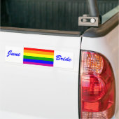 Save the Date/Rainbow-Hochzeit/Gay Pride Autoaufkleber (Auf Lkw)