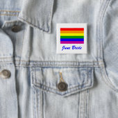 Save the Date/Rainbow-Hochzeit/Gay Pride Button (Beispiel)